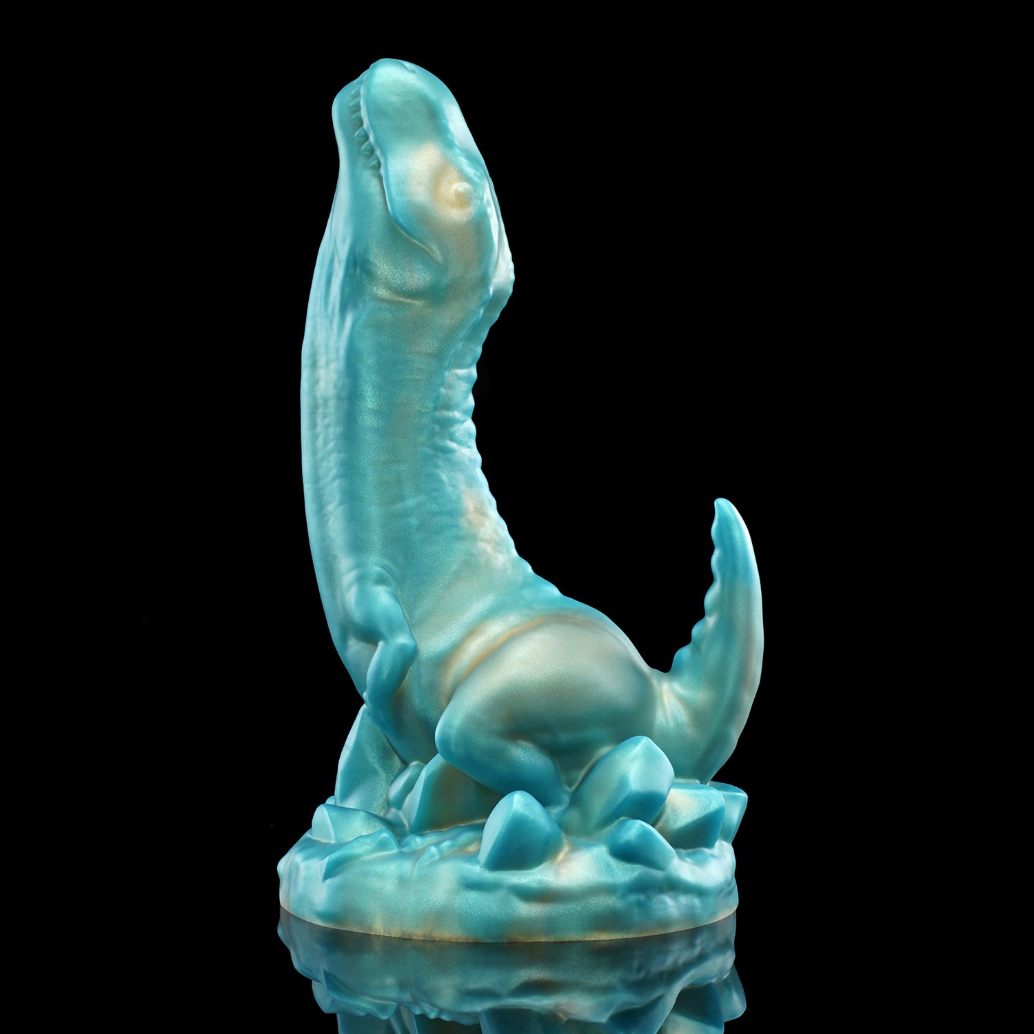 VELOX custom dinosaur fantasy toy angled front view