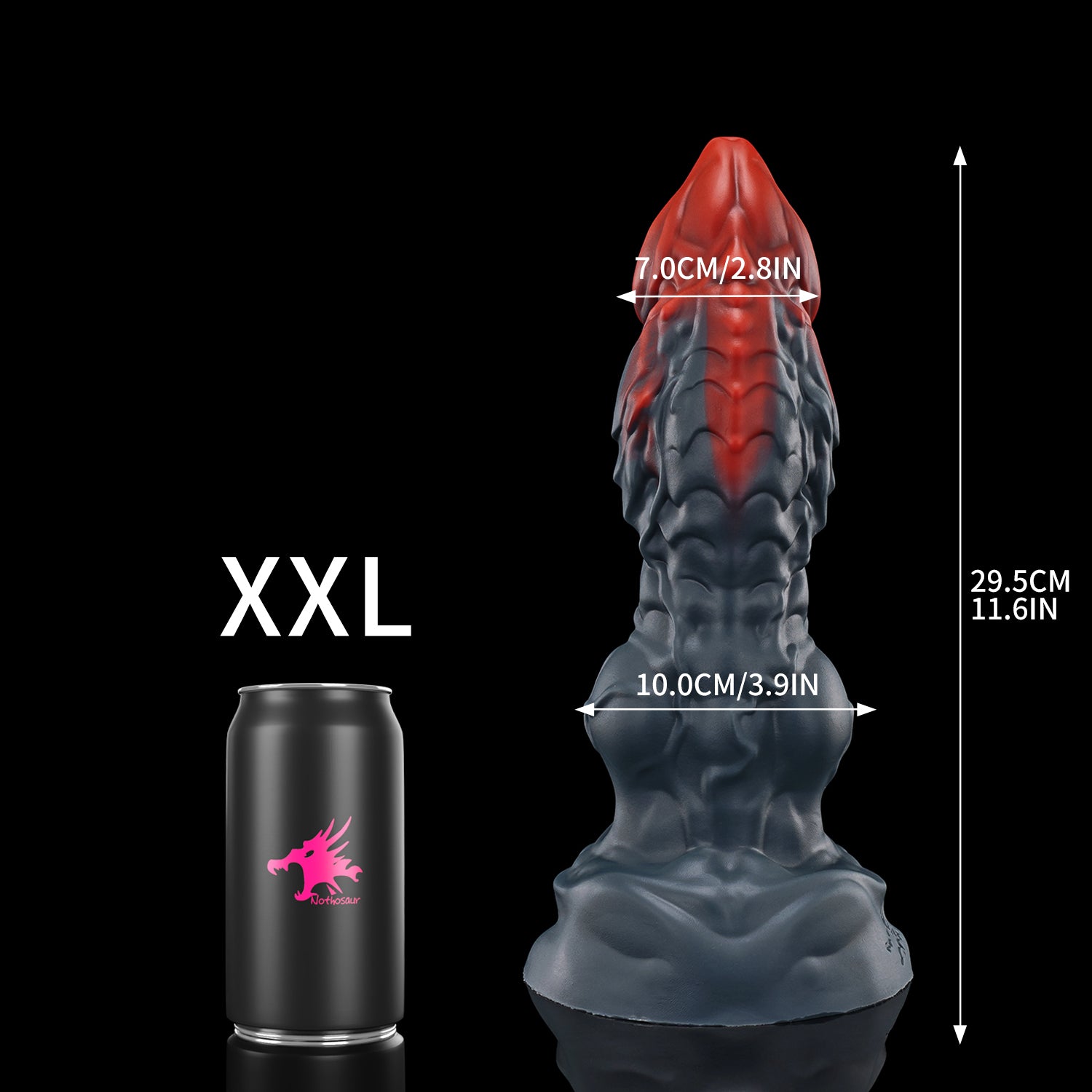 VRA dragon knot fantasy toy XXL size comparison