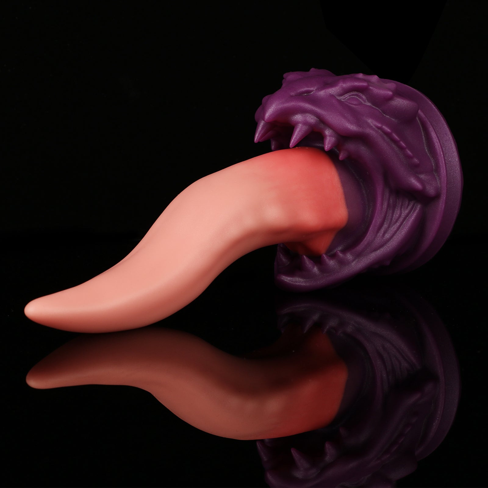 Pansy Pink nothosaur LADON'S TONGUE fantasy dildo tongue dildo anal dildo curved tip wearable toy