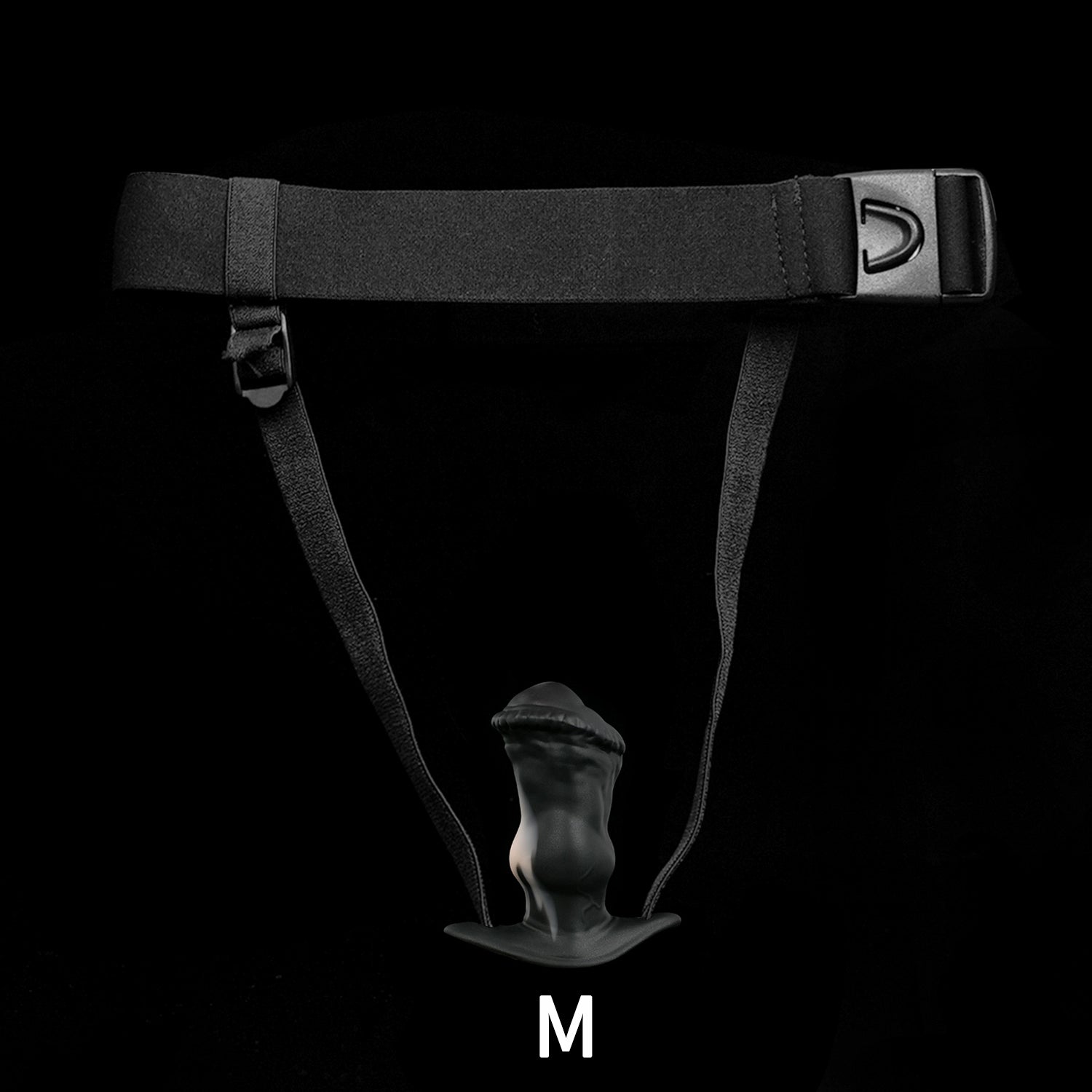 Nothosaur IPONY plus strap fantasy horse butt plug with a wearable strap-on base - strap on detail