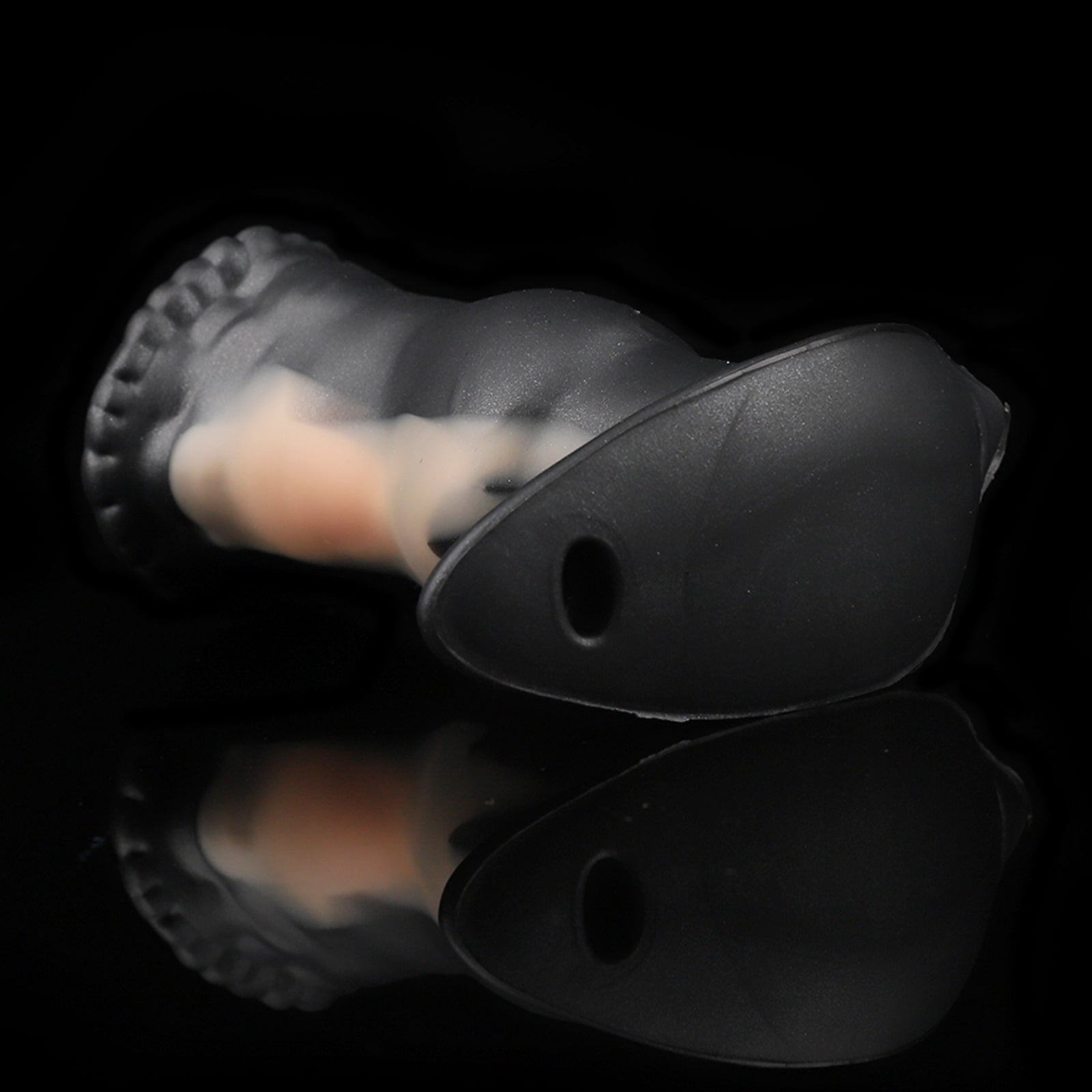 Nothosaur IPONY plus strap fantasy horse butt plug with a wearable strap-on base - strap on detail