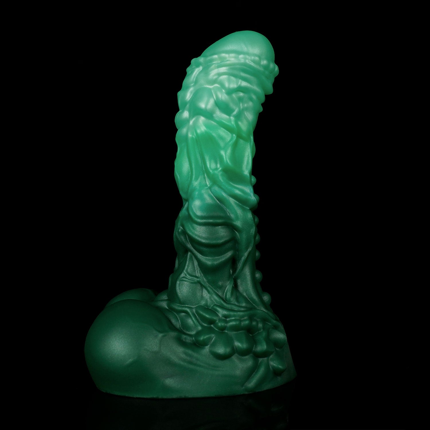 Nothosaur MOLO fantasy lizard dildo with layered scale textures and a rounded head - product view 10