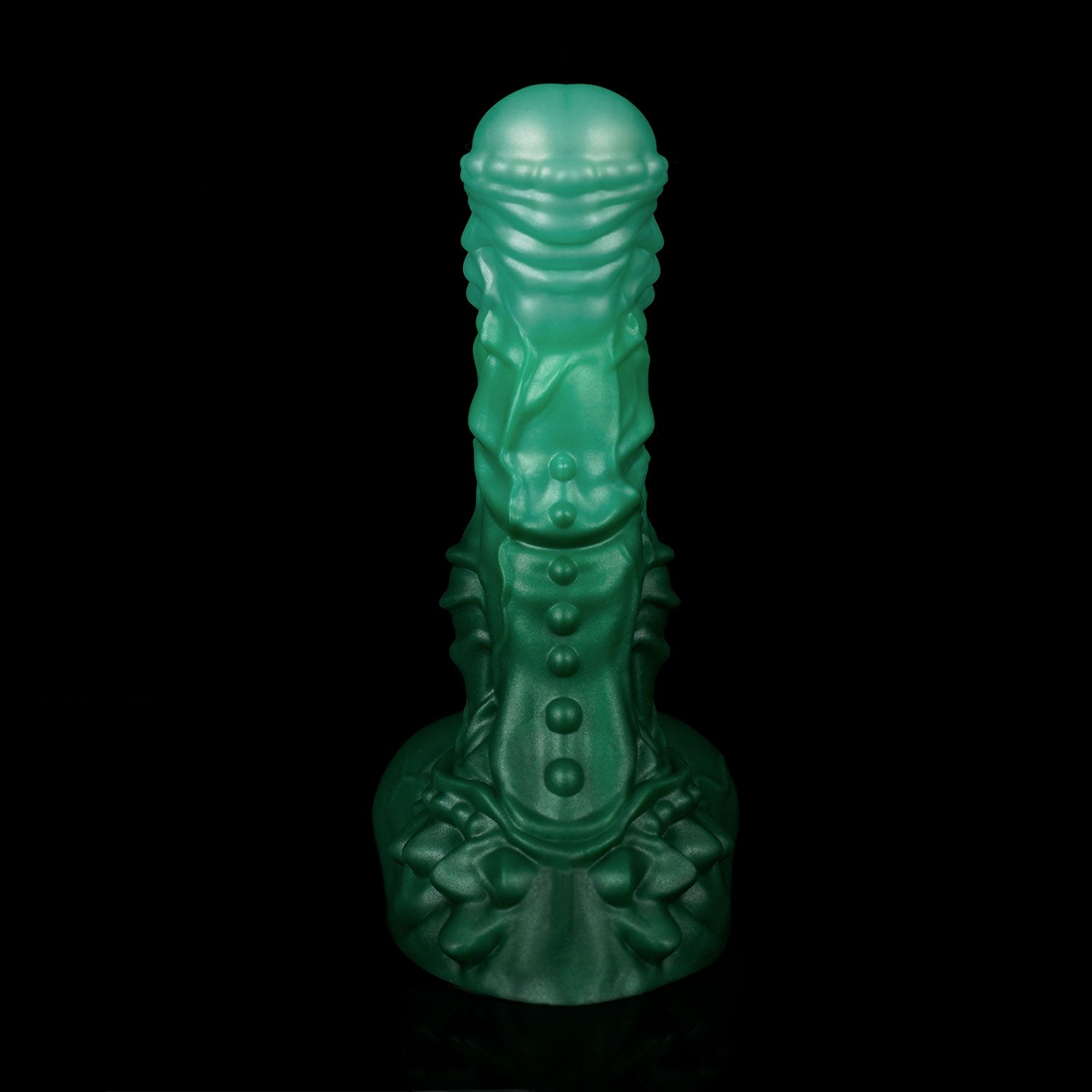Nothosaur MOLO fantasy lizard dildo with layered scale textures and a rounded head - product view 11
