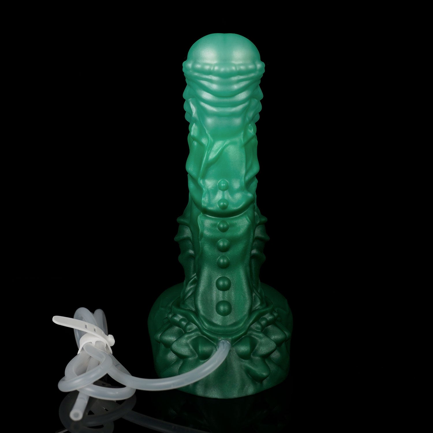 Nothosaur MOLO plus tube fantasy lizard ejaculating dildo with layered scale textures and a built-in tube - product view 12