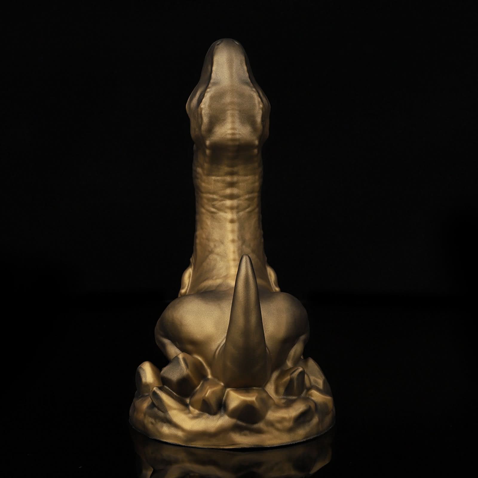 VELOX dinosaur fantasy toy Sandalwood Yellow side profile