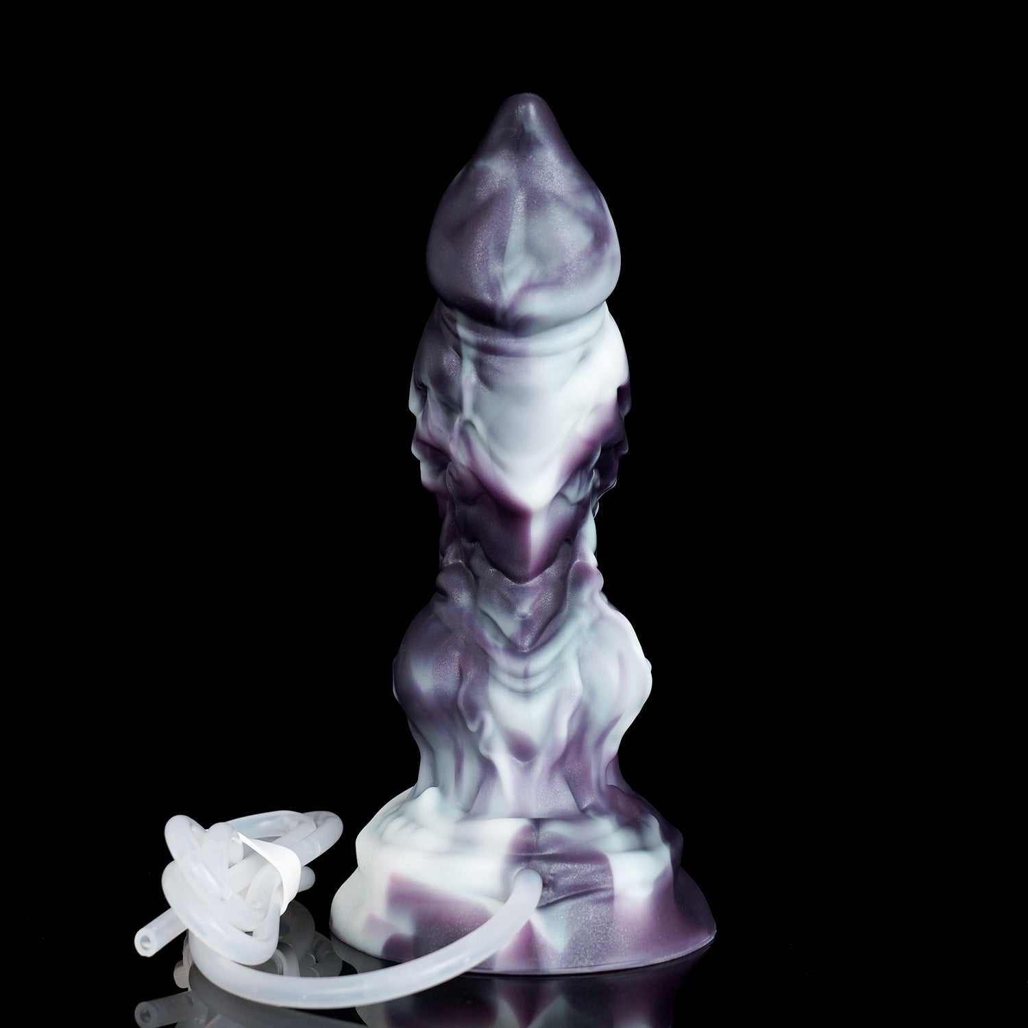 VRA+Tube dragon fantasy toy in white color, front view